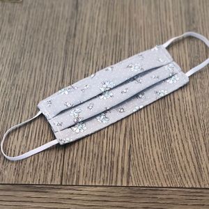 Home made face mask cotton soft fabric